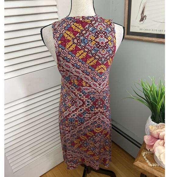 ANTHROPOLOGIE MAEVE Womens Dress Small Lilt Swing Asymmetric Hem Boho Festival - Picture 6 of 13